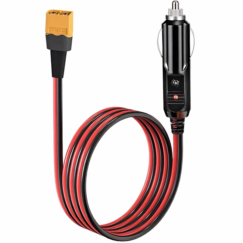 Cable de XT-60 a conector macho de cigarrera - 3m