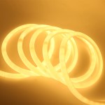 Manguera LED tubular neón blanco cálido de 120 VAC - 1 metro