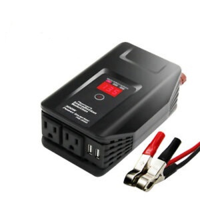 Inversor de corriente I.S. 300W con 2 USB