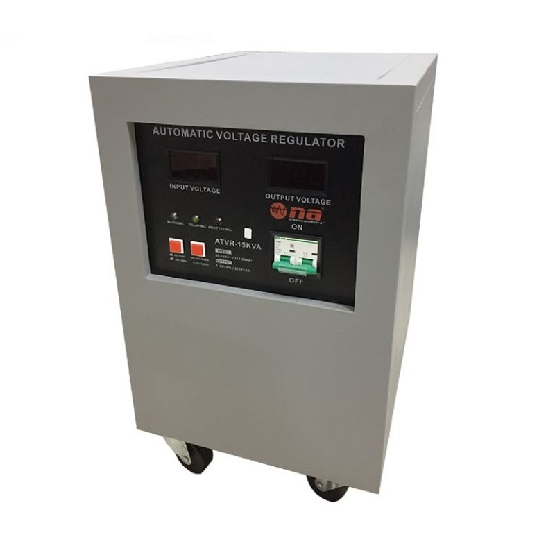 Regulador de voltaje N.A. 15,000W con conexiones tipo bornera