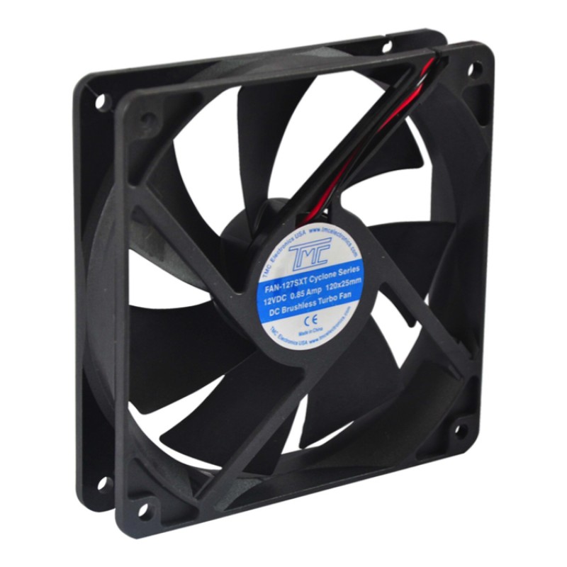 Ventilador TMC a 12V y 1A, 120mm x 25mm