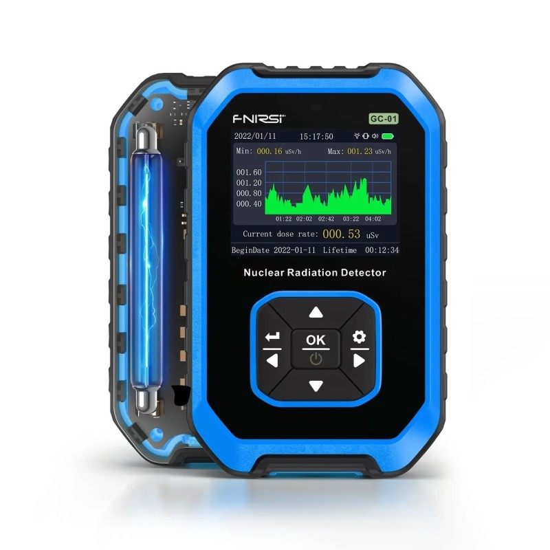Detector Geiger de radiación nuclear Fnirsi GC-01