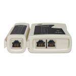 Probador de cables de red UTP, FTP, STP y telefónicos