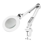 Lupa 5X con lámpara led, brazo articulado y 3 tonos de luz