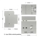 Medidor de potencia AC D52-2066 de 300V con CT integrado