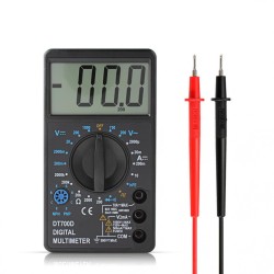 Multímetro digital DT700D con medidor de frecuencia