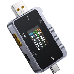 Tester USB Fnirsi FNAC USB-C y USB-A de 6.5A