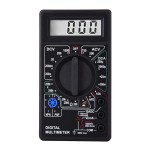 Multímetro básico con buzzer, negro
