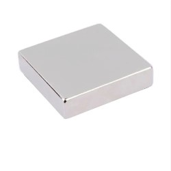 Imán de neodimio N50, bloque 10 x 10 x 2 mm