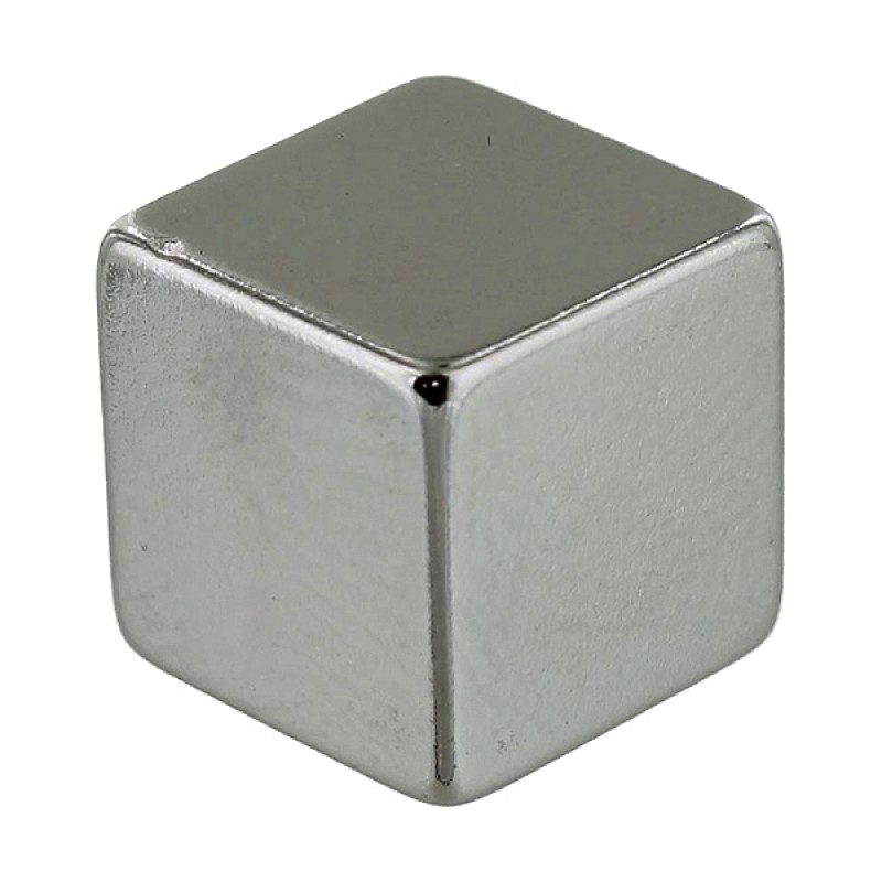 Imán de neodimio N50, cubo 10 x 10 mm