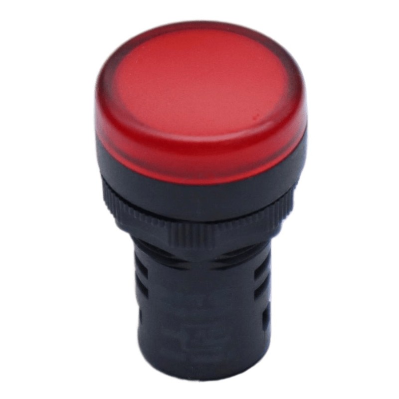 Luz piloto LED Chint rojo de 22mm
