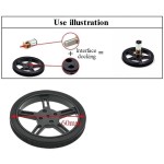 Llanta delgada 60mm de silicona para motor N20