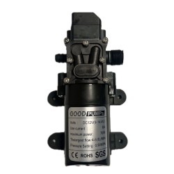 Bomba de diafragma automática de 12V y 6 L/min - recto a rosca 3/8"