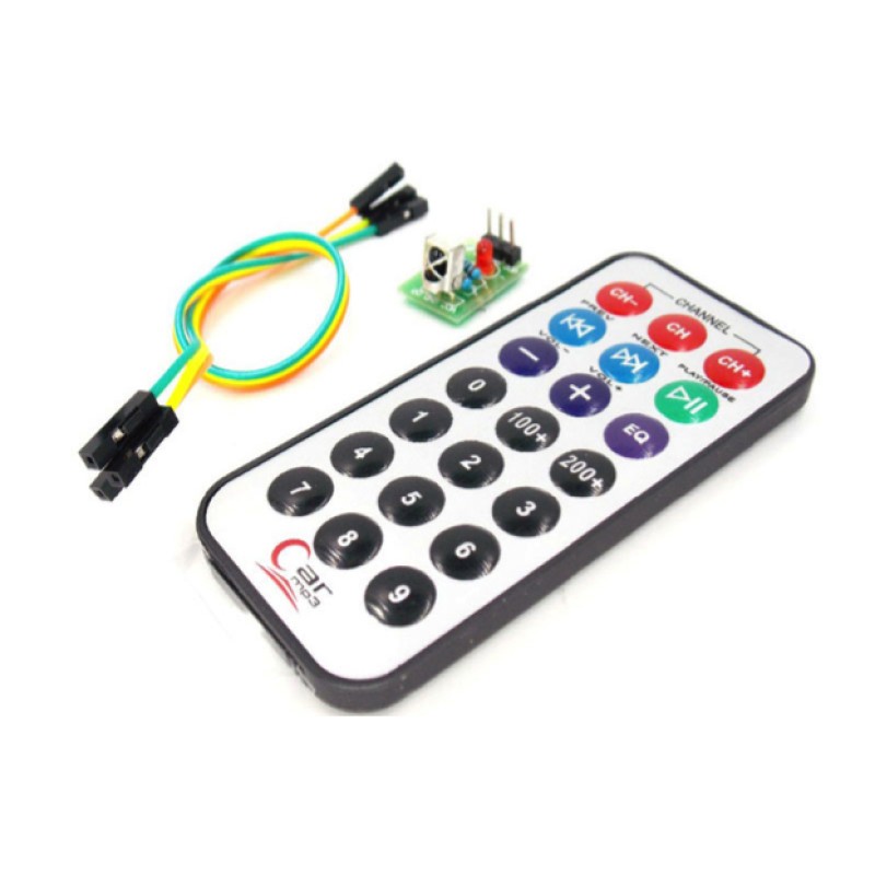 Módulo de control IR HX1838 con receptor