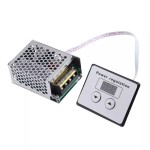 Controlador de velocidad SCR 110V - 220V 4,000W para motor AC con controlador digital