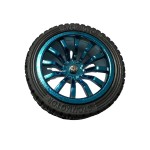 Rueda plástica de 65 con acople hexagonal