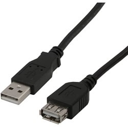 Cable USB macho a hembra de 3.6 m