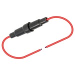 Portafusible aereo para fusibles de cristal y cerámicos 5x20mm