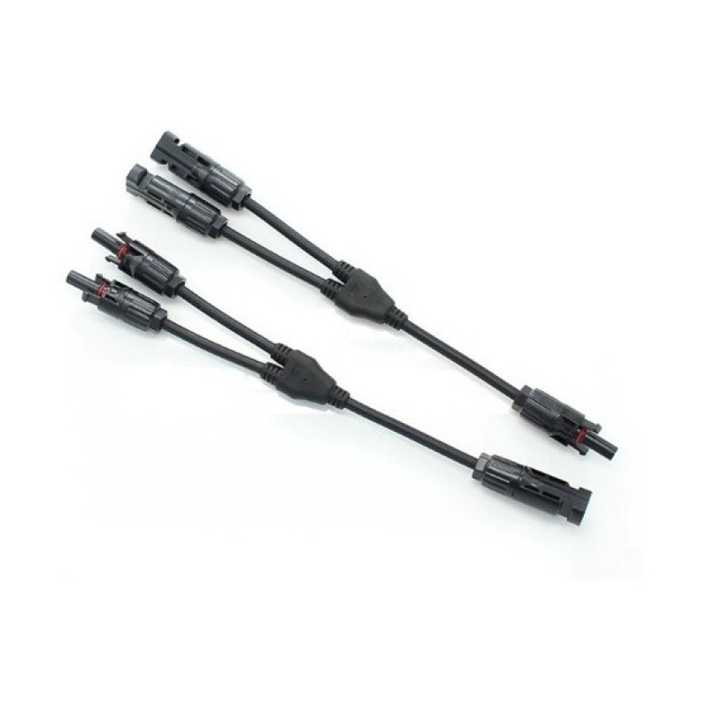 Conector MC4 para paneles solares - doble