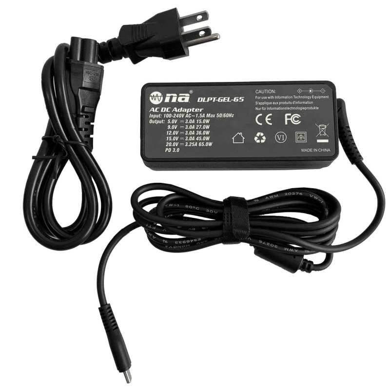 Cargador N.A. para laptop USB-C 65W