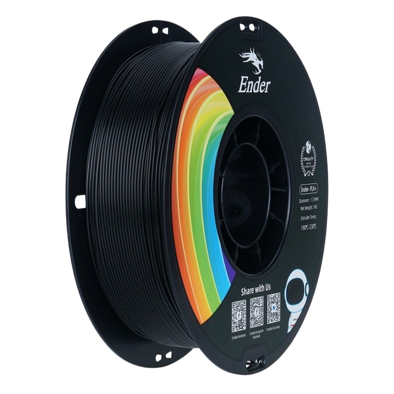 Filamento Creality Ender PLA+ negro