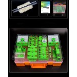 Kit educativo de electromagnetismo de 60 piezas - azul
