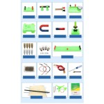 Kit educativo de electromagnetismo de 77 piezas