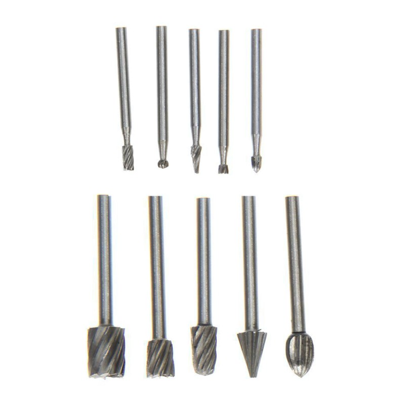 Kit de brocas de grabado para CNC de 10 piezas