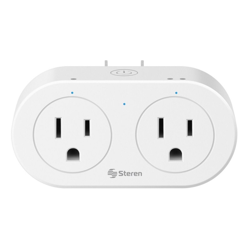 Enchufe inteligente Steren Wi-Fi doble