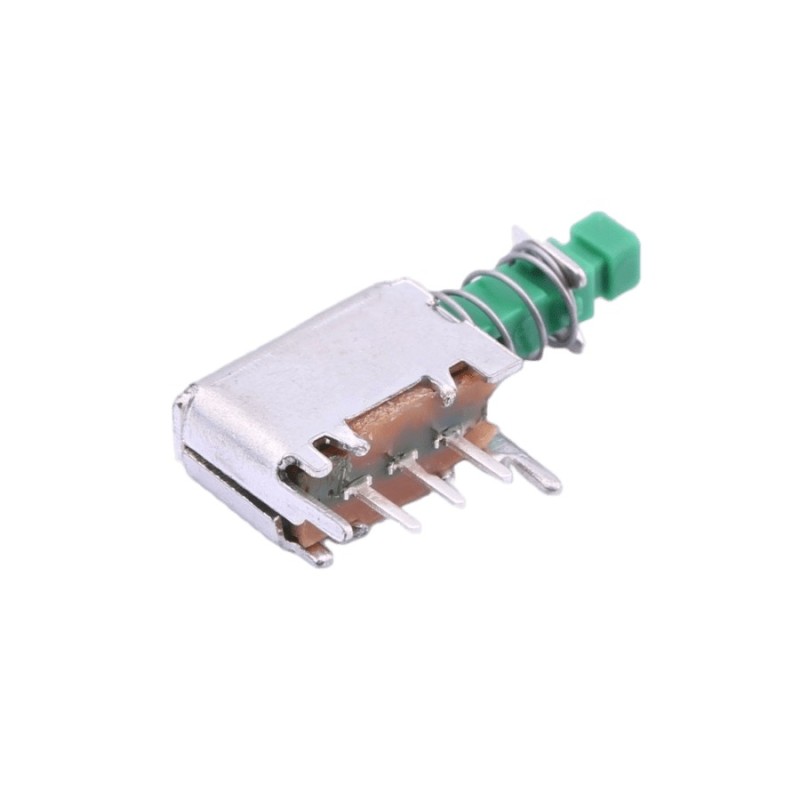 Pulsador horizontal sin enclave SPDT de 30V