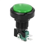 Pulsador arcade redondo 36mm LED PBS-32 - verde