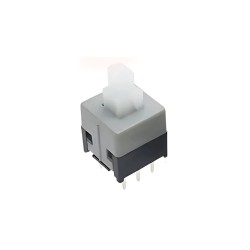 Pulsador con enclave DPDT de 8.5 mm