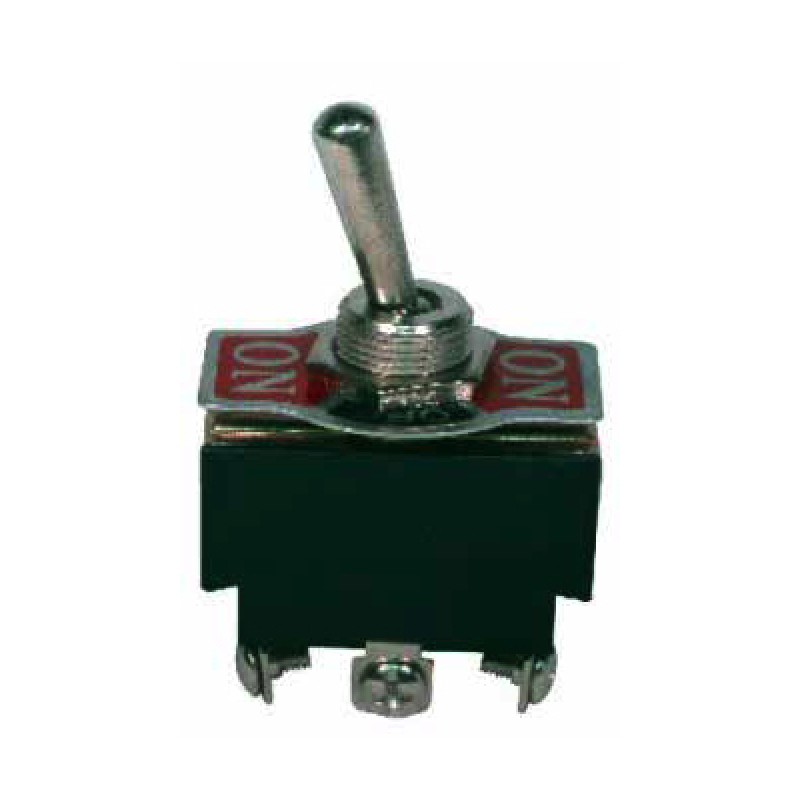 Switch toggle ON-OFF-ON de 6 pines, 15A 120V