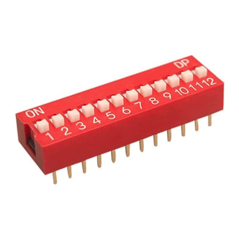 Switch Dip de 12 posiciones