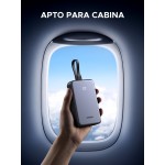 Batería portátil UGREEN con cable incorporado de 20W - 20,000 mAh