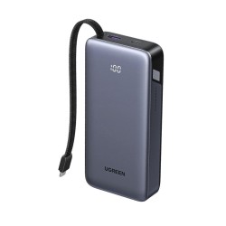 Batería portátil UGREEN con cable incorporado de 45W - 20,000 mAh