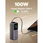Batería portátil UGREEN con cable retráctil de 165W - 20,000mAh