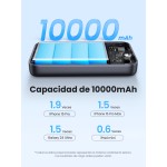 Batería portátil UGREEN inalámbrica de 15W - 10,000 mAh