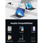 Cable USB-C a 90 grados a USB-A trenzado UGREEN de 18W - 1m