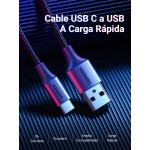 Cable USB-C a USB-A trenzado UGREEN de 18W - 2m