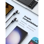 Cable USB-C trenzado a 90 grados UGREEN de 100W - 2m