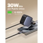 Cargador UGREEN para carro de 60W con cable retráctil