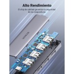Concentrador UGREEN de USB-C a 4 USB-A