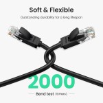 Cable de red UGREEN CAT 6 de 2m - negro