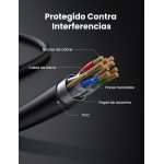 Cable de red UGREEN CAT 7 de 15m - negro